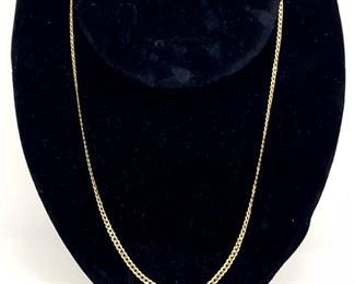 Jewelry Gold Necklace Interlocking Rings