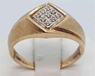 Jewelry Gold Ring Diamonds