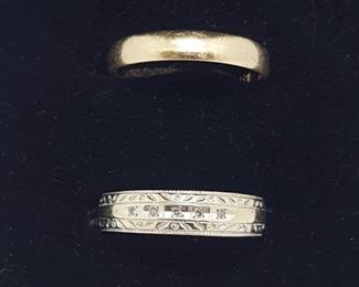 Jewelry Gold Two Rings