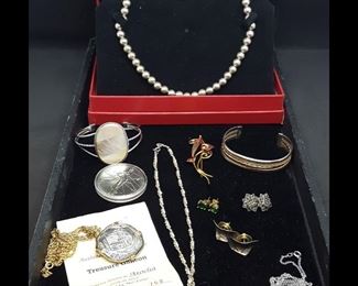 Jewelry Sterling Tray Misc