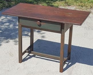 Furniture Antique Table Single Drawer