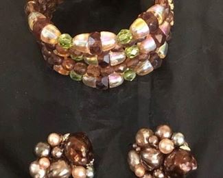 Bracelet and Earrings