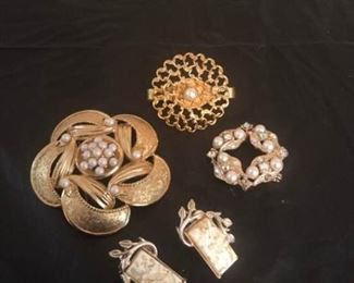 Earrings and Pin