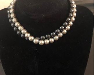 Grey and Black Jewelry Set