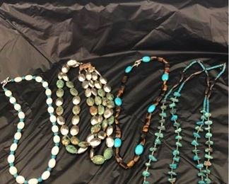Group of Decorative Beaded Necklaces