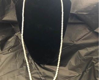 Pearl Like Necklace and Earrings