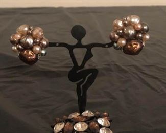 Pin with Matching Earrings