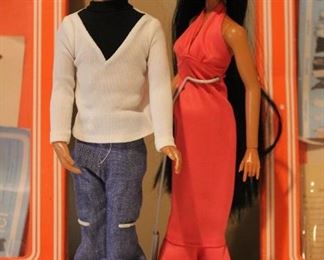 Vintage Sonny and Cher dolls