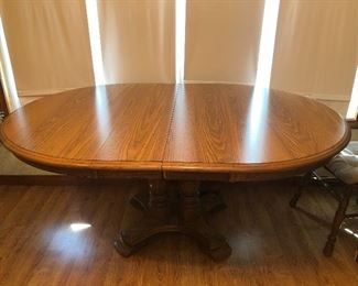 Oak "Tell City" Dining Room Table