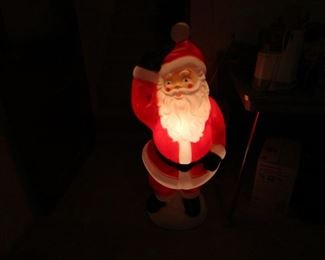 LIGHTED SANTA CLAUS