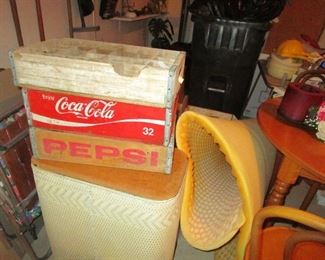 COKE, 7-UP AND PEPSI CRATES