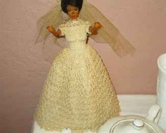   BARBIE WITH CROCHETED DRESS