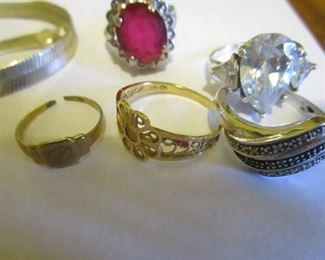 GOLD AND SILVER RINGS