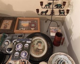 Many items related to Native American culture and history.