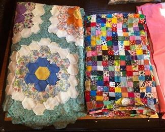 Quilt tops.