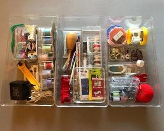 Sewing supplies/accessories.