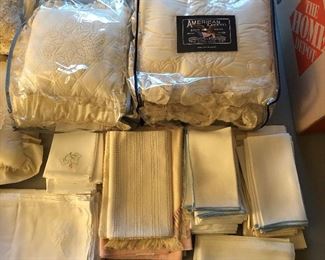 Nice selection of quality linens.