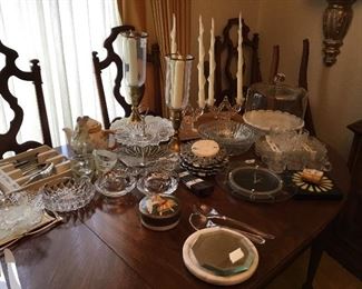 Dining room table and chairs