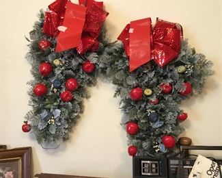 Christmas wreath x 2