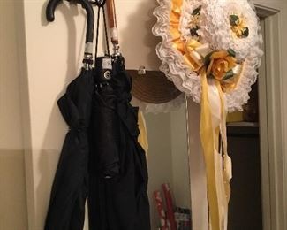 Umbrella & hat