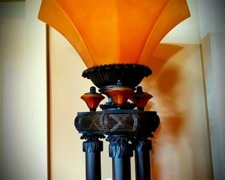 elegant traditional Torchere Lamp
