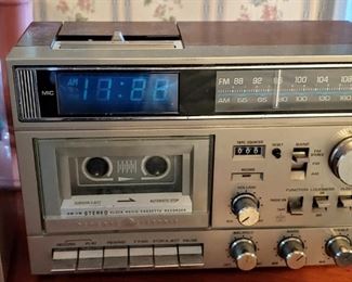 Vintage Stereo Cassette Player