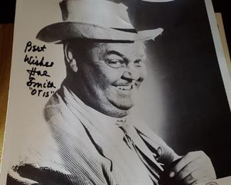 Otis Campbell Autographed Promo Photo