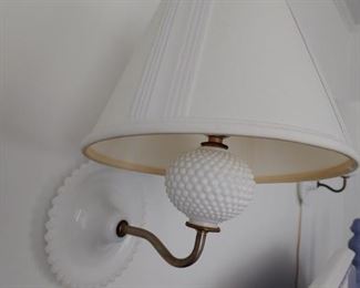Milk Glass Lamp