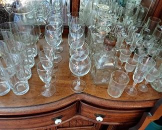 Assorted Stemware and Glasses