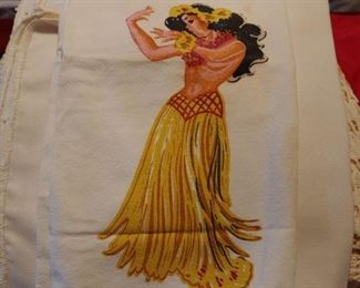 Hula Girl Themed Linen