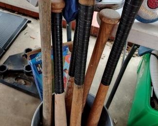 Assorted Wooden Bats