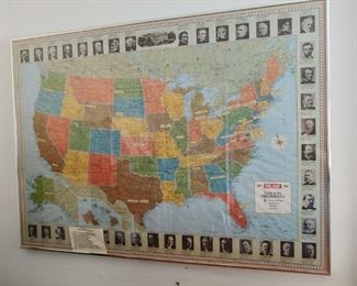 U.S.A. Wall Map