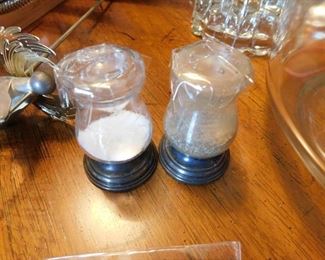 Sterling Rim Salt and Pepper Shaker