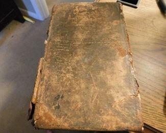 1763 Calfskin Book "First Principles of Polite Learning"(Loose Cover)