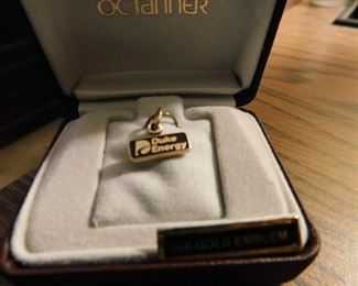 10K Gold Duke Energy Charm