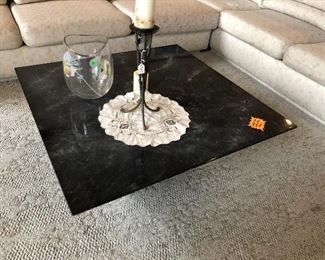 Faux marble table