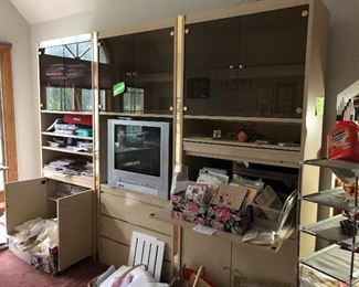 Blond lacquered cabinet