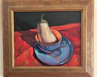 Butler, Oil on Board