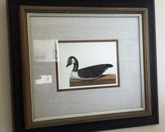 Joe Seme (Canada Goose), Egg Tempera on Board