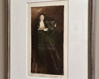 Maggie Smith (Ophelia) Etching Artist Proof