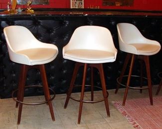 Mid Century, Danish Modern, Bar Stools, Retro, 1960's, Bar, Basement
