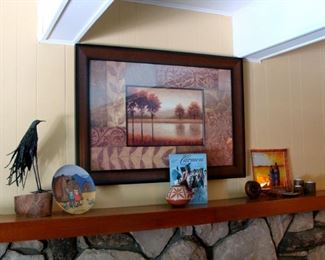 Metal Sculpture, Raven, Crow, Southwestern, Art, Art Glass, Pottery