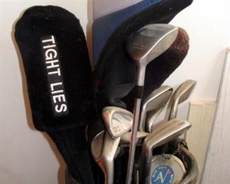 Golf Clubs, Golf Bag, Club Covers