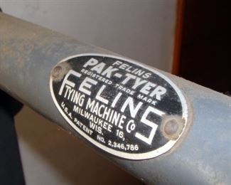 Vintage Felins Pak-Tyer, Strapping Machine, Tying Machine, Bundling Machine