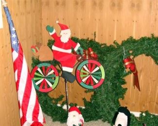 Christmas Decor, Wreath, Wreaths, Silk Poinsettia Swags