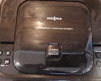 Insignia stereo system -- top