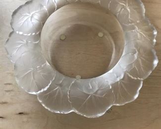 Lalique cabbage leaf bowl