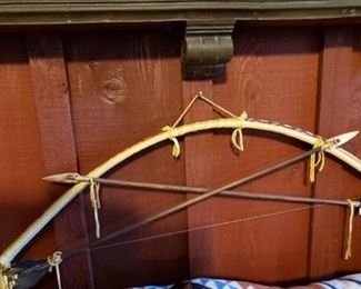 Native American bow & arrow