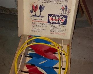 Vintage backyard Jarts Missile game