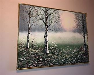 Signed oil painting, Whitaker